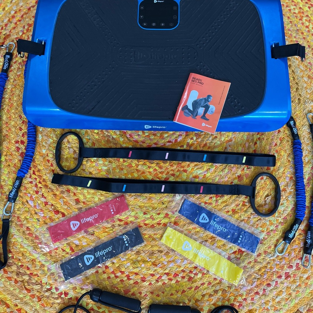 RUMBLEX PRO VIBRATION PLATE WITH REMOTE CONTRIL